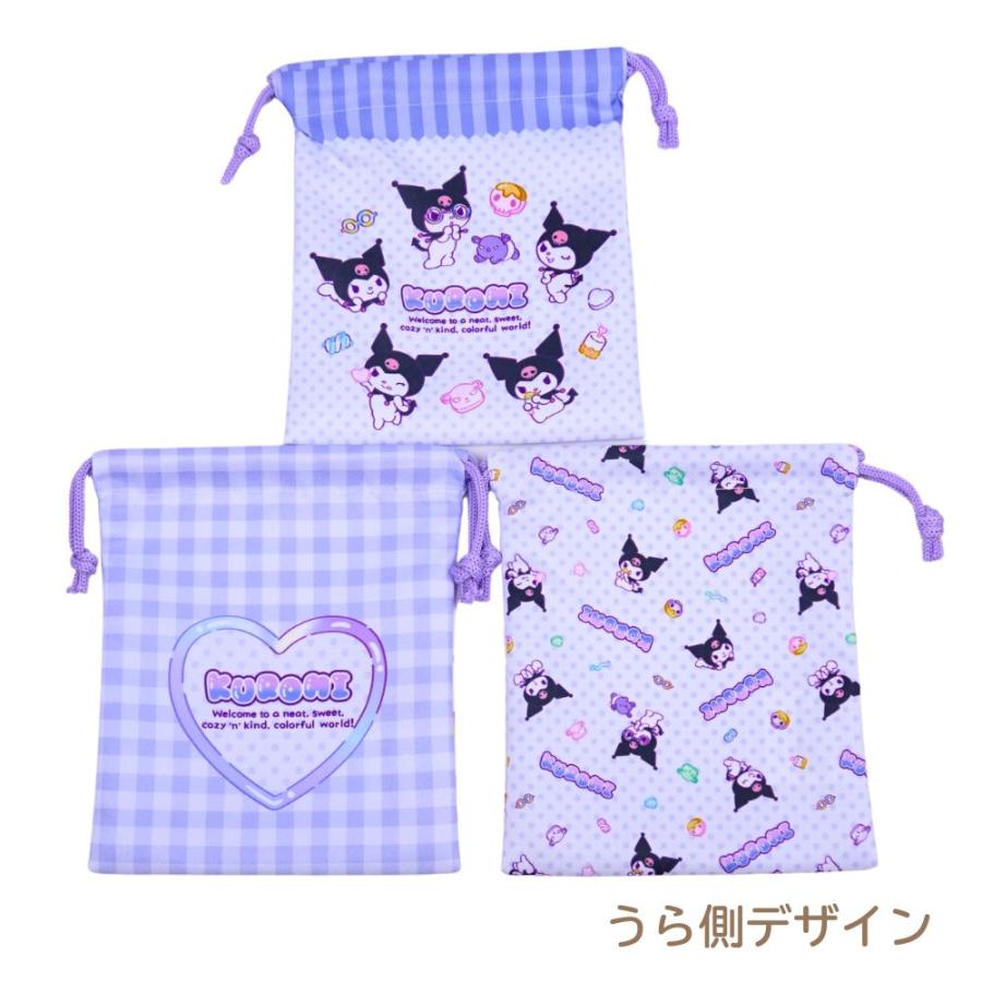 sanrio（サンリオ） 巾着袋3点セット クロミ ハローキティ マイ