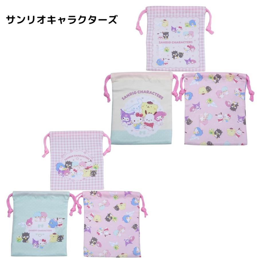 sanrio（サンリオ） 巾着袋3点セット クロミ ハローキティ マイ