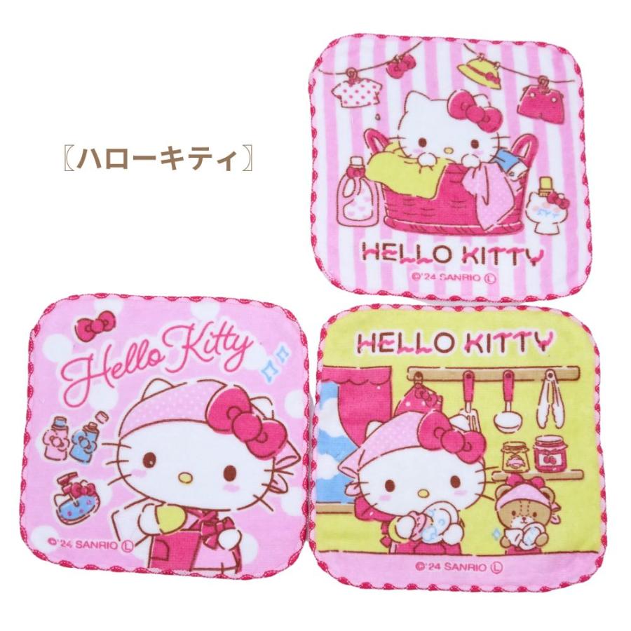 sanrio（サンリオ） ミニタオル3枚セット ハローキティ マイメロディ