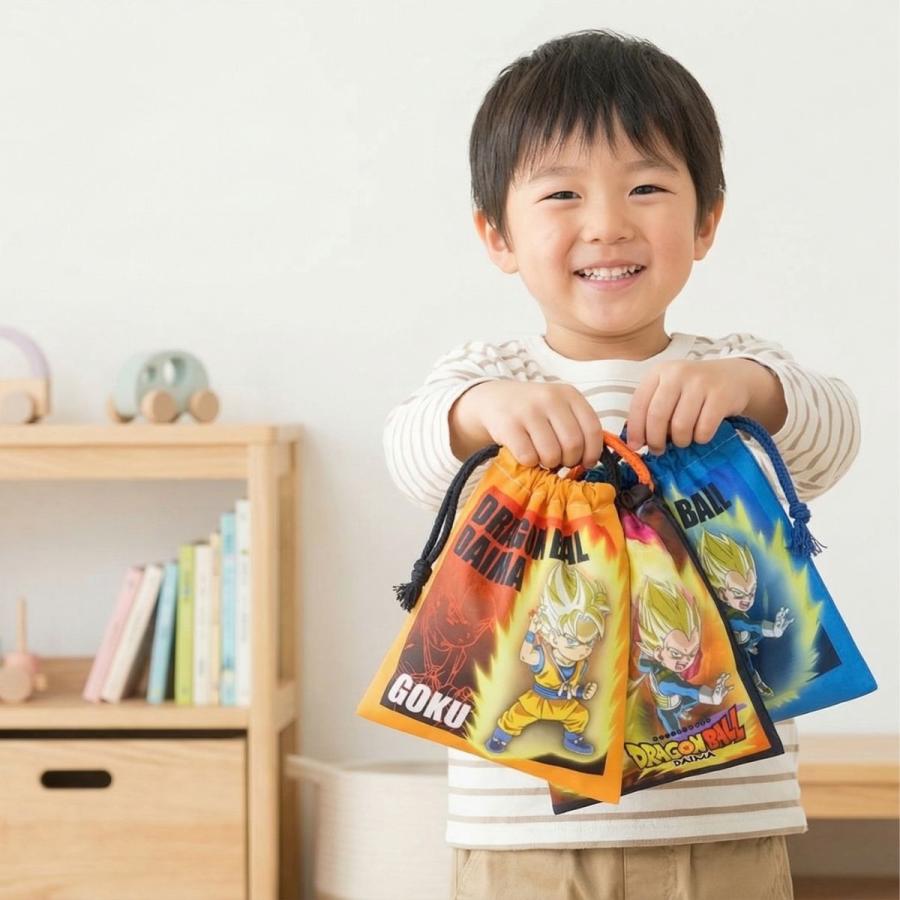 ドラゴンボール キャラクター巾着袋 2個セット ドラゴンボールDAIMA 巾着S 3枚セット 子供 キッズ 入園入学 幼稚園