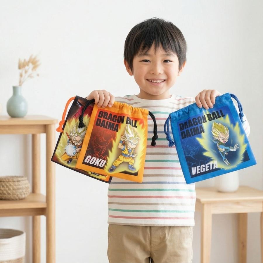 ドラゴンボールDAIMA 巾着S 3枚セット 子供 キッズ 入園入学 幼稚園