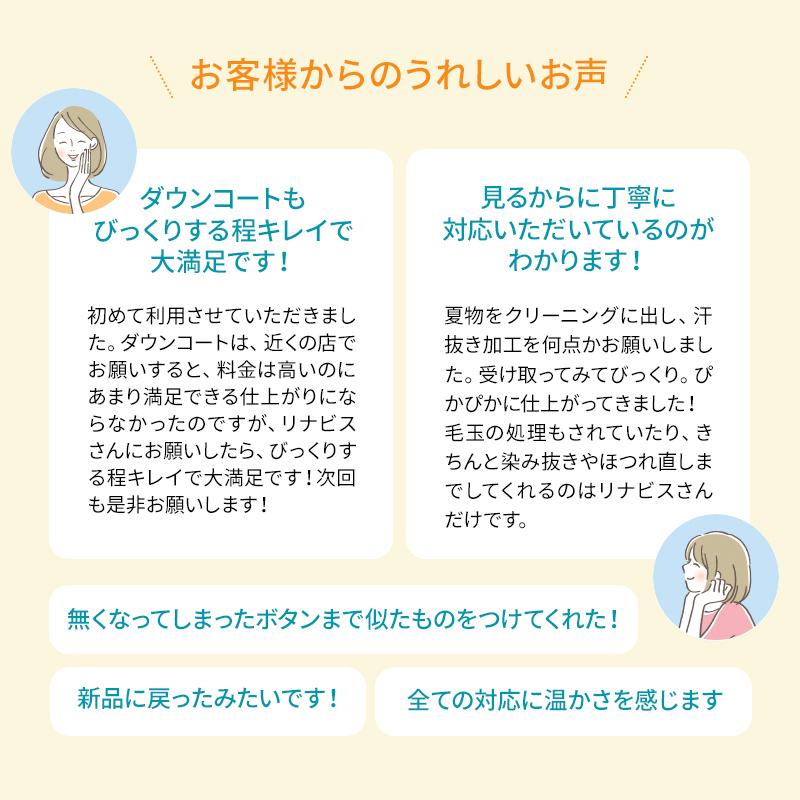 宅配 衣類3点クリーニング 保管12ヶ月無料 シミ抜き 毛玉取り ボタン付け無料 Cl 03a 190711 宅配クリーニング リナビス 通販 Yahoo ショッピング