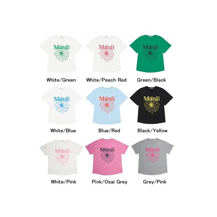 ２８００円２枚目購入可能 Mardi Mercredi Tシャツ レディース FLOWER