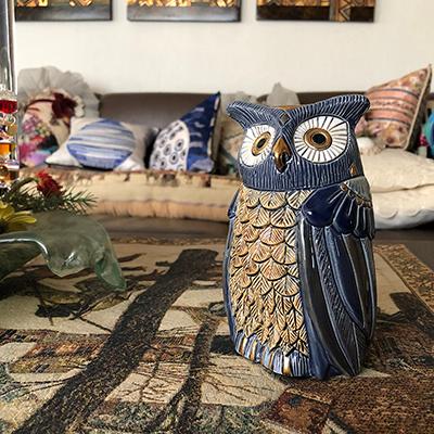 置物 フクロウ ふくろう 梟 陶器 送料無料 1005 |  | 01