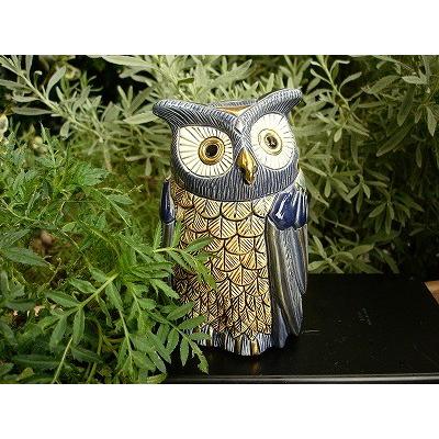 置物 フクロウ ふくろう 梟 陶器 送料無料 1005 |  | 08