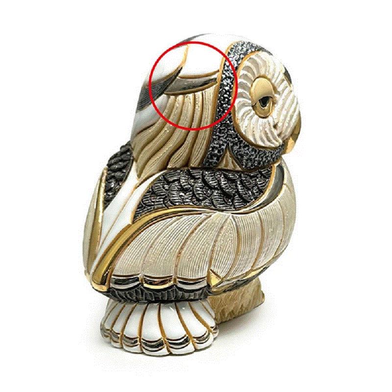 【訳あり】置物 フクロウ ふくろう 梟 陶器 送料無料 1024 |  | 06