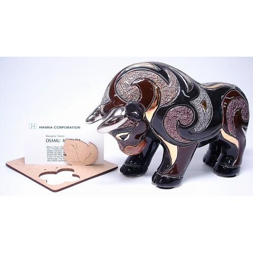 置物 ウシ うし 牛 陶器 送料無料 1028B |  | 07