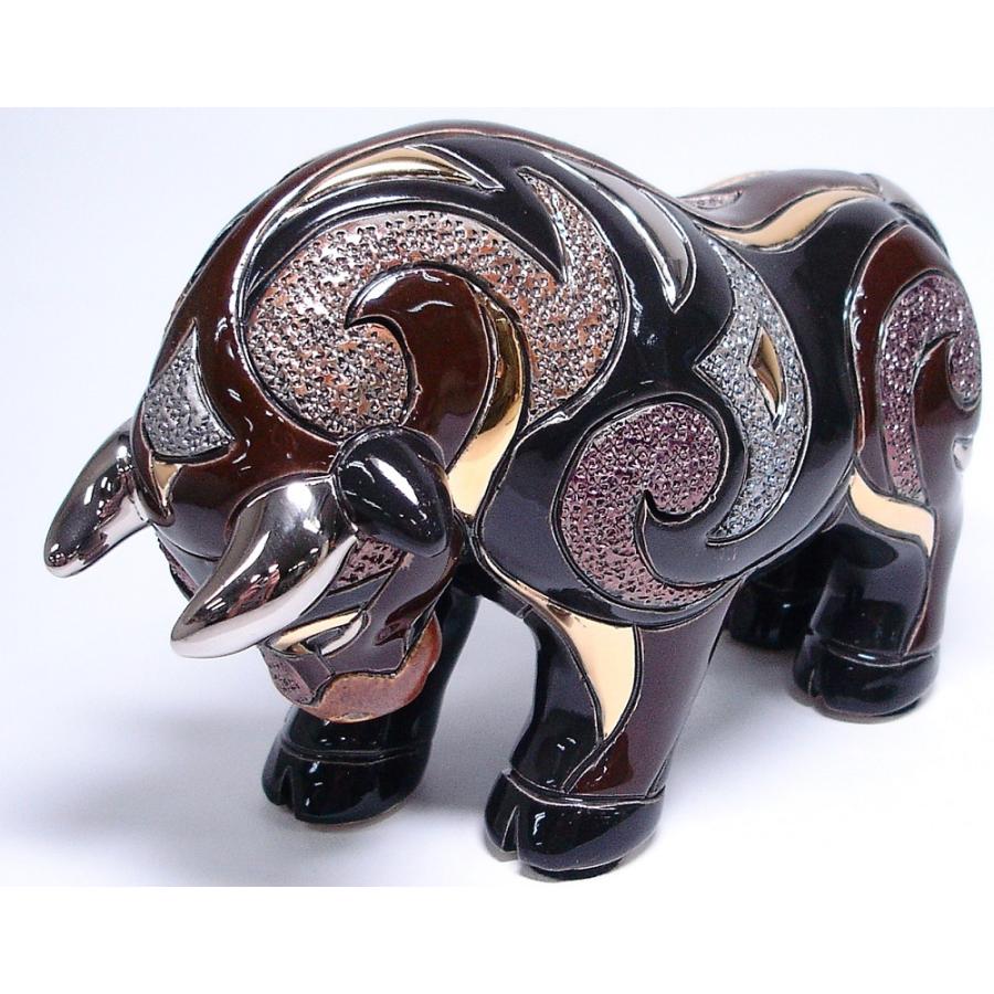 置物 ウシ うし 牛 陶器 送料無料 1028B |  | 03