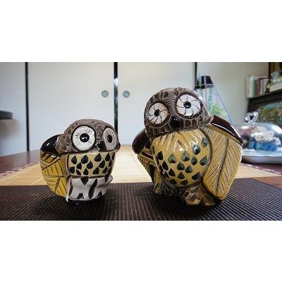 置物 フクロウ ふくろう 梟 陶器 14 |  | 05