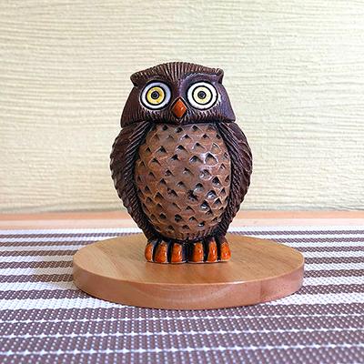 置物 フクロウ ふくろう 梟 陶器 16 |  | 05