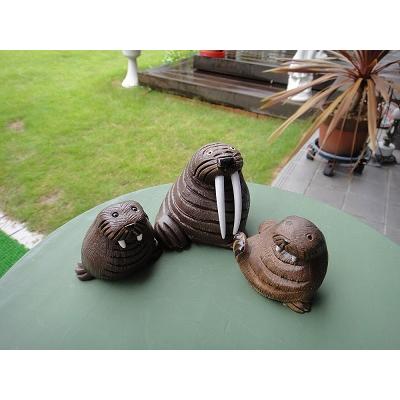 置物 セイウチ せいうち 陶器 21A : リンコナダ(日本代理店) - 通販