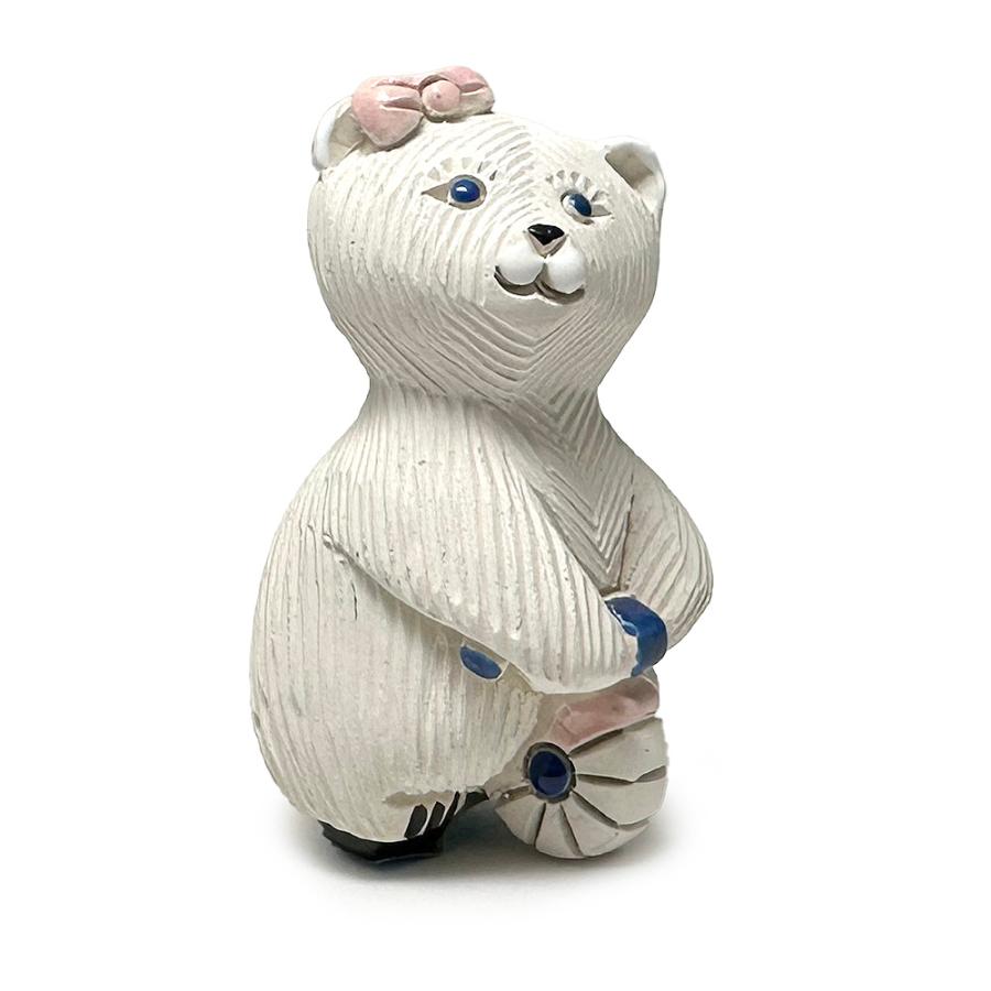 置物 クマ くま 熊 陶器 338A | 