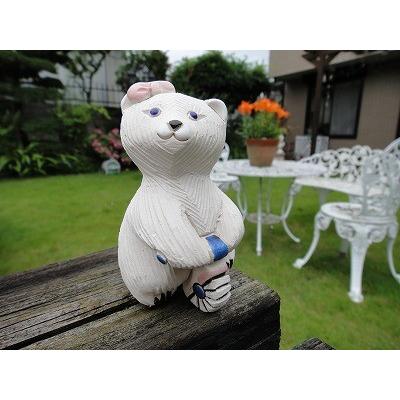 置物 クマ くま 熊 陶器 338A |  | 04