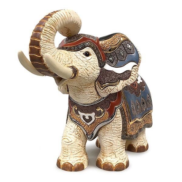 白インドゾウ 457 陶器 置物 動物 ゾウ 象 ぞう elephant アジア インド アフリカ インテリア オブジェ 高級 豪華 おしゃれ かわいい 雑貨 贈り物 プレゼント |  | 01