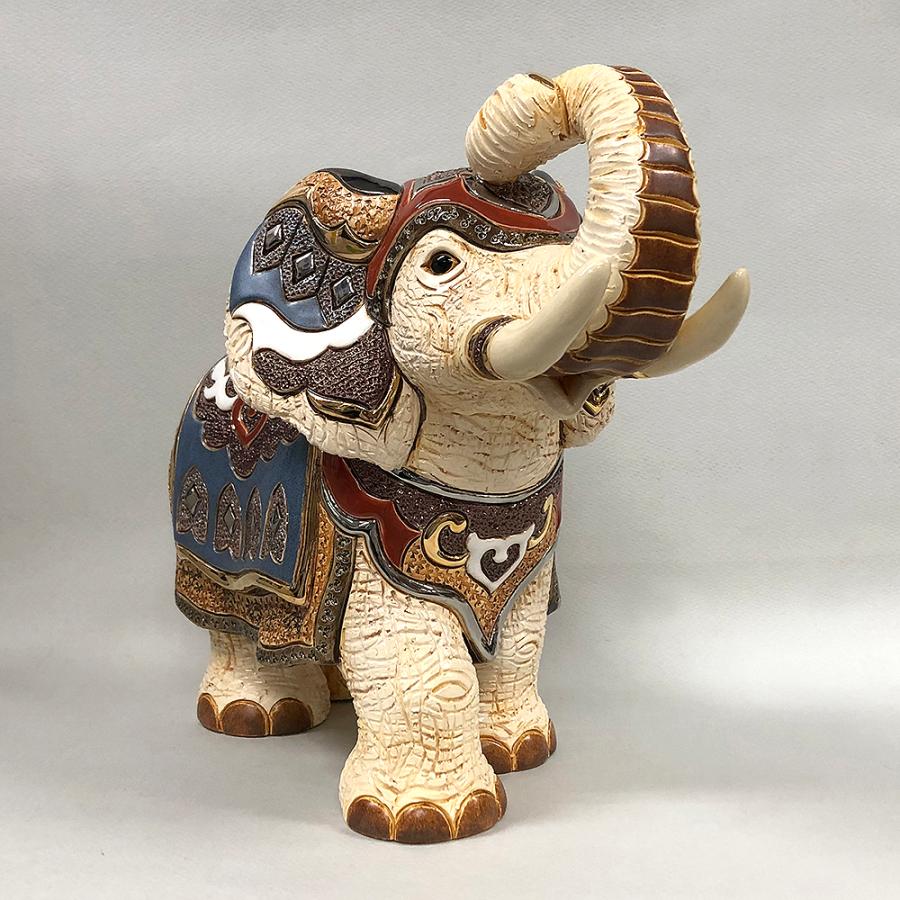 白インドゾウ 457 陶器 置物 動物 ゾウ 象 ぞう elephant アジア インド アフリカ インテリア オブジェ 高級 豪華 おしゃれ かわいい 雑貨 贈り物 プレゼント |  | 04