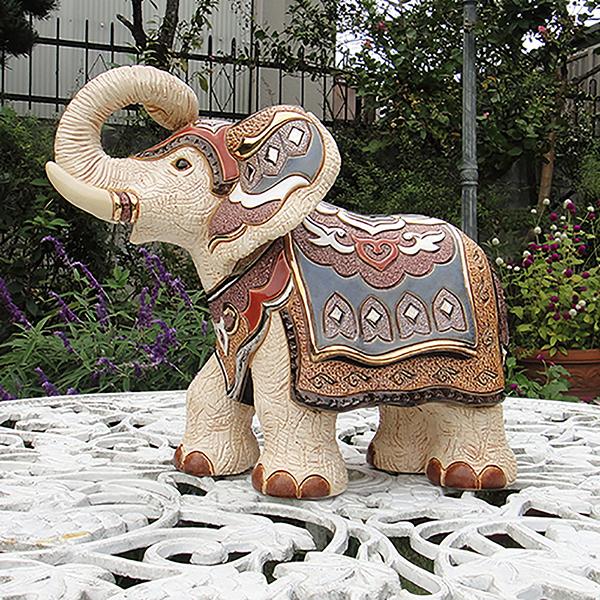白インドゾウ 457 陶器 置物 動物 ゾウ 象 ぞう elephant アジア インド アフリカ インテリア オブジェ 高級 豪華 おしゃれ かわいい 雑貨 贈り物 プレゼント |  | 11