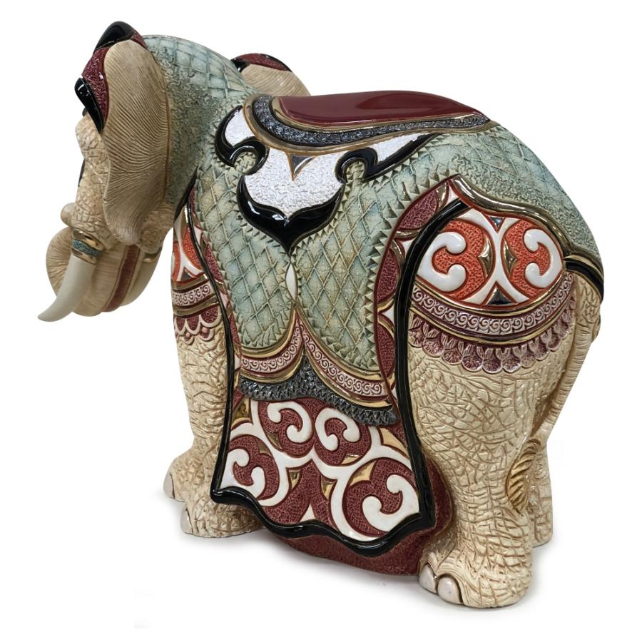ロイヤルエレファント 473 陶器 置物 動物 ゾウ 象 ぞう elephant アジア インド アフリカ インテリア オブジェ 高級 豪華 おしゃれ  雑貨 贈り物 プレゼント |  | 04