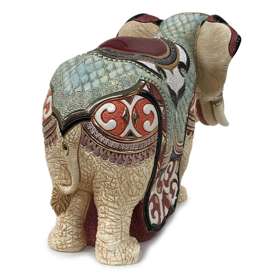 ロイヤルエレファント 473 陶器 置物 動物 ゾウ 象 ぞう elephant アジア インド アフリカ インテリア オブジェ 高級 豪華 おしゃれ  雑貨 贈り物 プレゼント |  | 05