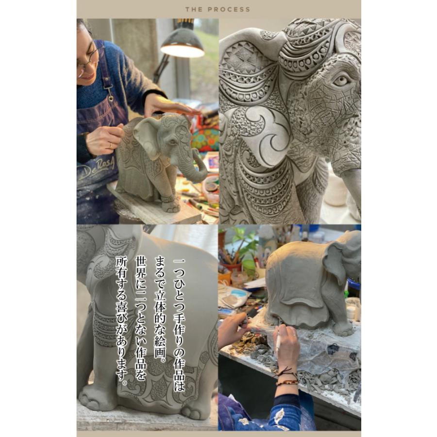 ロイヤルエレファント 473 陶器 置物 動物 ゾウ 象 ぞう elephant アジア インド アフリカ インテリア オブジェ 高級 豪華 おしゃれ  雑貨 贈り物 プレゼント |  | 08