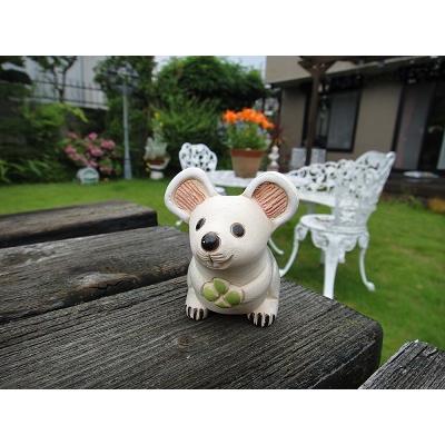 陶芸 鼠 置物 焼き物 彫刻 オブジェNO３７７…8000 置物 ネズミ ねずみ 鼠 陶器 605 : リンコナダ(日本代理店) - 通販