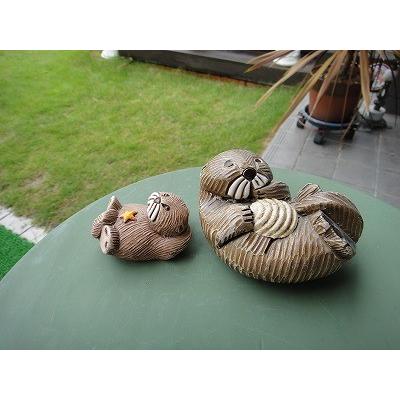 置物 ラッコ らっこ 陶器 67B : リンコナダ(日本代理店) - 通販