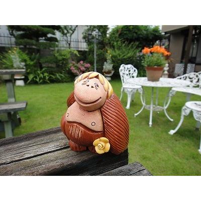置物 サル さる 猿 陶器 75 |  | 13
