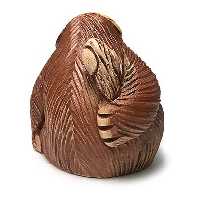 置物 サル さる 猿 陶器 75 |  | 09