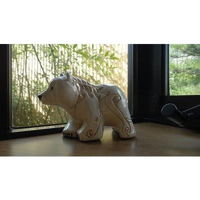 置物 クマ くま 熊 陶器 送料無料 887 |  | 06