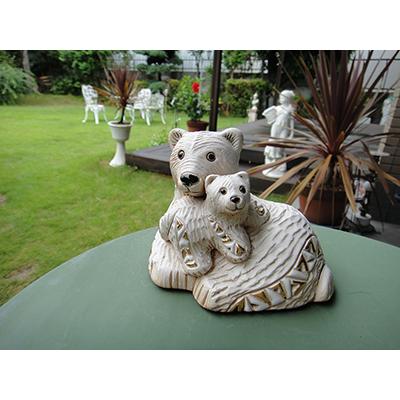 置物 クマ くま 熊 陶器 送料無料 894 |  | 07