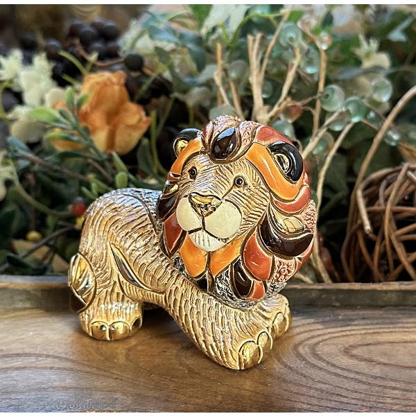 置物 ライオン らいおん 陶器 送料無料 F113 |  | 05