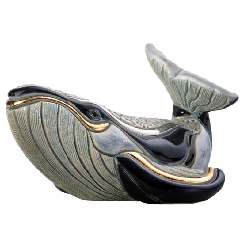 置物 サカナ さかな 魚 くじら クジラ 鯨 陶器 送料無料 F147