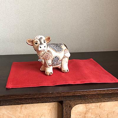 置物 ウシ うし 牛 陶器 送料無料 F171RD |  | 04