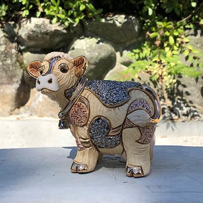 置物 ウシ うし 牛 陶器 送料無料 F171RD |  | 07