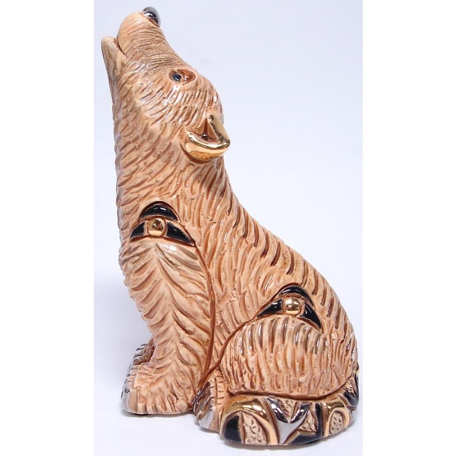 置物 イヌ いぬ 犬  オオカミ おおかみ 狼 陶器 送料無料 F182 |  | 03