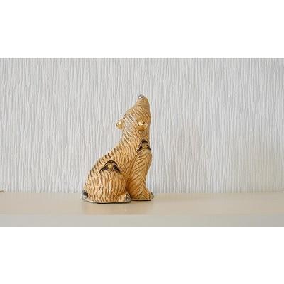 置物 イヌ いぬ 犬  オオカミ おおかみ 狼 陶器 送料無料 F182 |  | 06
