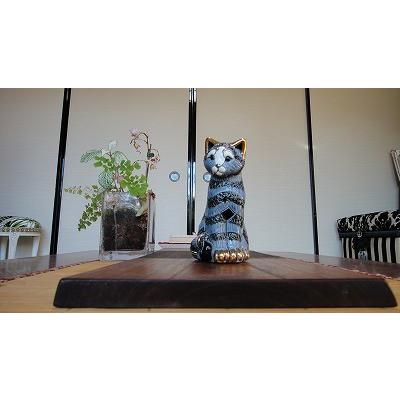 置物 ネコ ねこ 猫  陶器 送料無料 F193 |  | 01