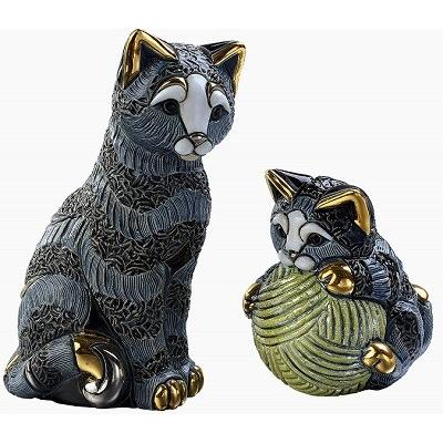 置物 ネコ ねこ 猫  陶器 送料無料 F193 |  | 12