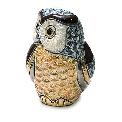 置物 フクロウ ふくろう 梟 陶器 送料無料 F205RD |  | 01