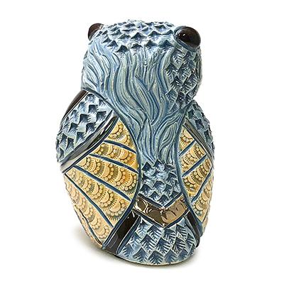 置物 フクロウ ふくろう 梟 陶器 送料無料 F205RD |  | 02