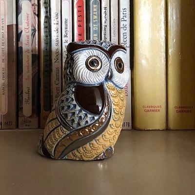 置物 フクロウ ふくろう 梟 陶器 送料無料 F205RD |  | 04