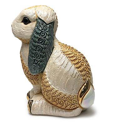 ロップイヤーラビット 置物 ウサギ うさぎ 兎 たれ耳 干支 兎 陶器 送料無料 F237 |  | 06