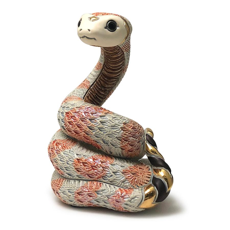 置物 白ヘビ へび 蛇 陶器 送料無料 F242 |  | 05