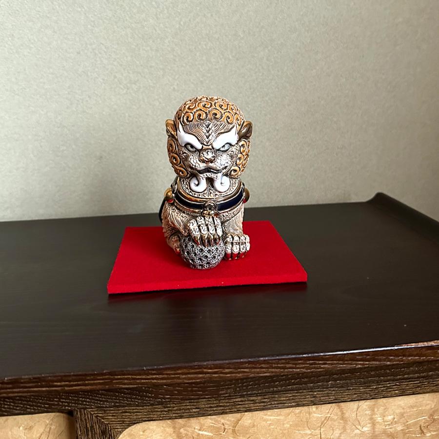 置物 イヌ いぬ 犬  狛犬 ライオン 獅子 陶器 送料無料 F249C |  | 05