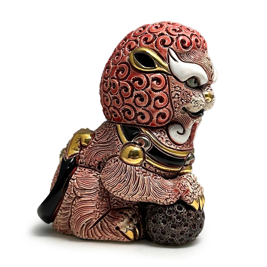 置物 イヌ いぬ 犬  狛犬 ライオン 獅子 陶器 送料無料 F249R |  | 03