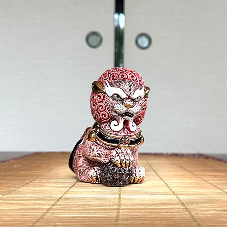 置物 イヌ いぬ 犬  狛犬 ライオン 獅子 陶器 送料無料 F249R |  | 04