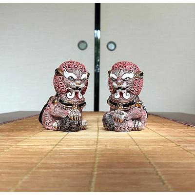 置物 イヌ いぬ 犬  狛犬 ライオン 獅子 陶器 送料無料 F249R |  | 07