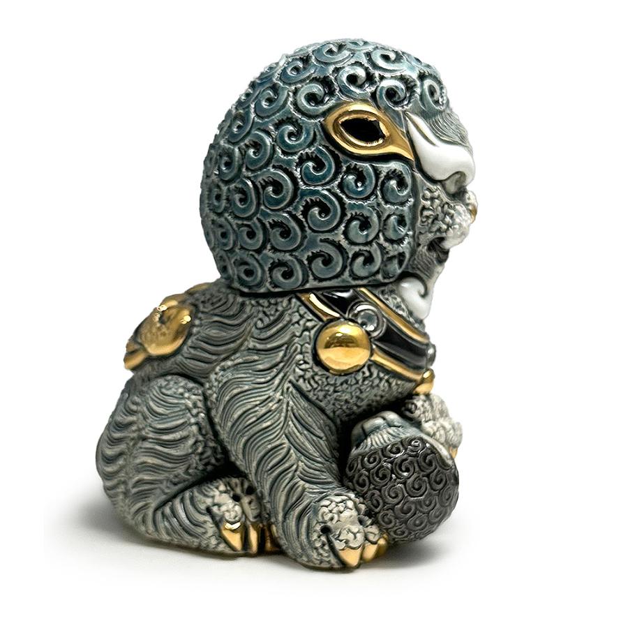 置物 イヌ いぬ 犬  狛犬 ライオン 獅子 陶器 送料無料 F250B |  | 03