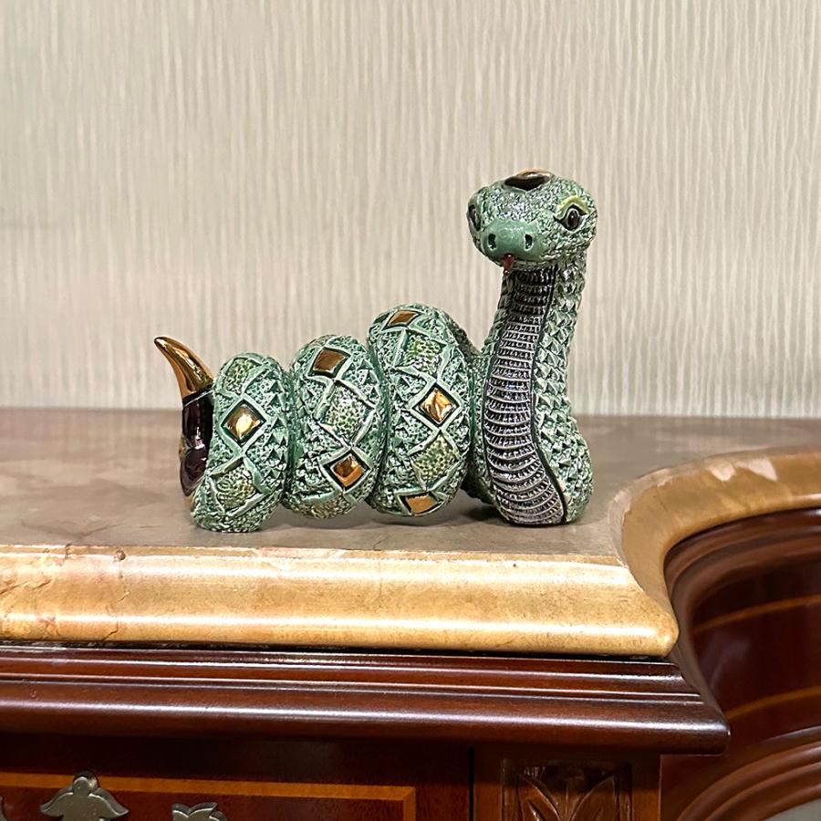 陶器　（蛇と蛙） 陶器 （蛇と蛙）