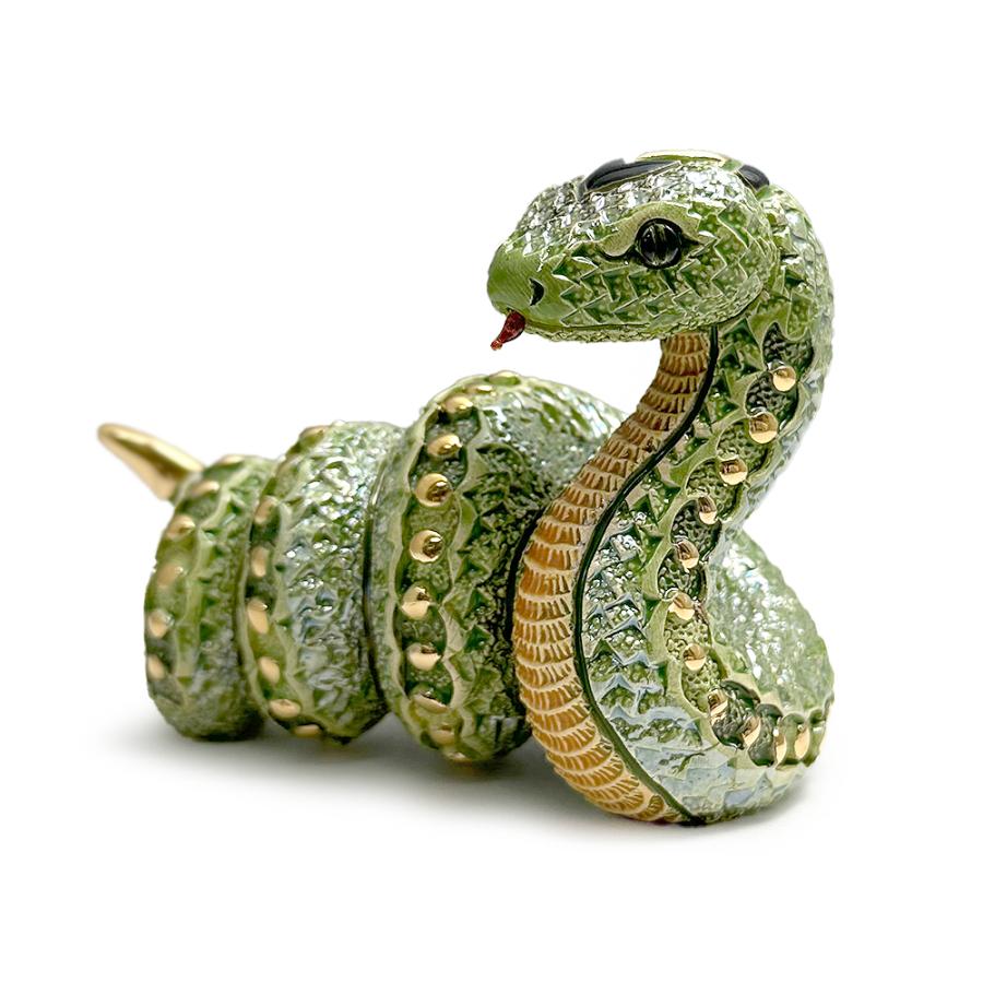 置物 ヘビ へび 蛇 陶器 送料無料 F252 | 