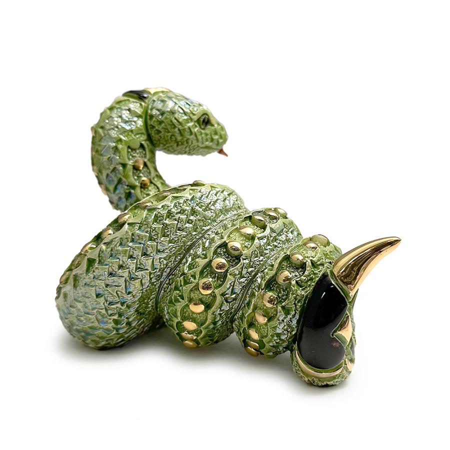 置物 ヘビ へび 蛇 陶器 送料無料 F252 |  | 03